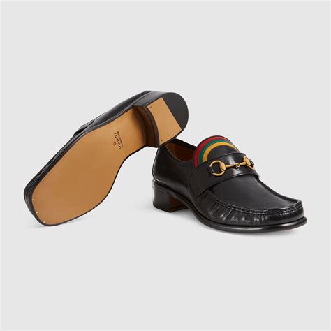 rainbow gucci loafers|gucci platform loafers.